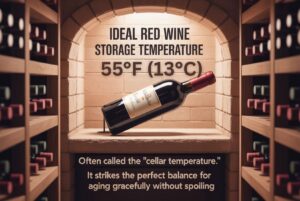 red wine storage temperature 