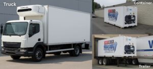 Reefer Truck vs reefer trailer vs reefer container 