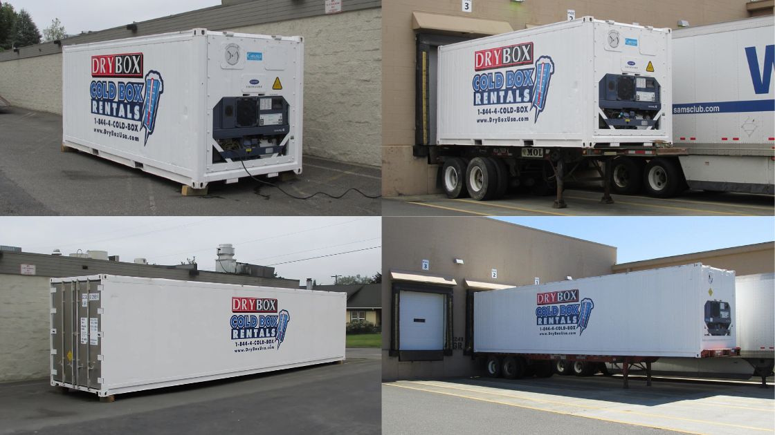 20ft reefer shipping containers and trailers versus 40ft reefer containers and trailers
